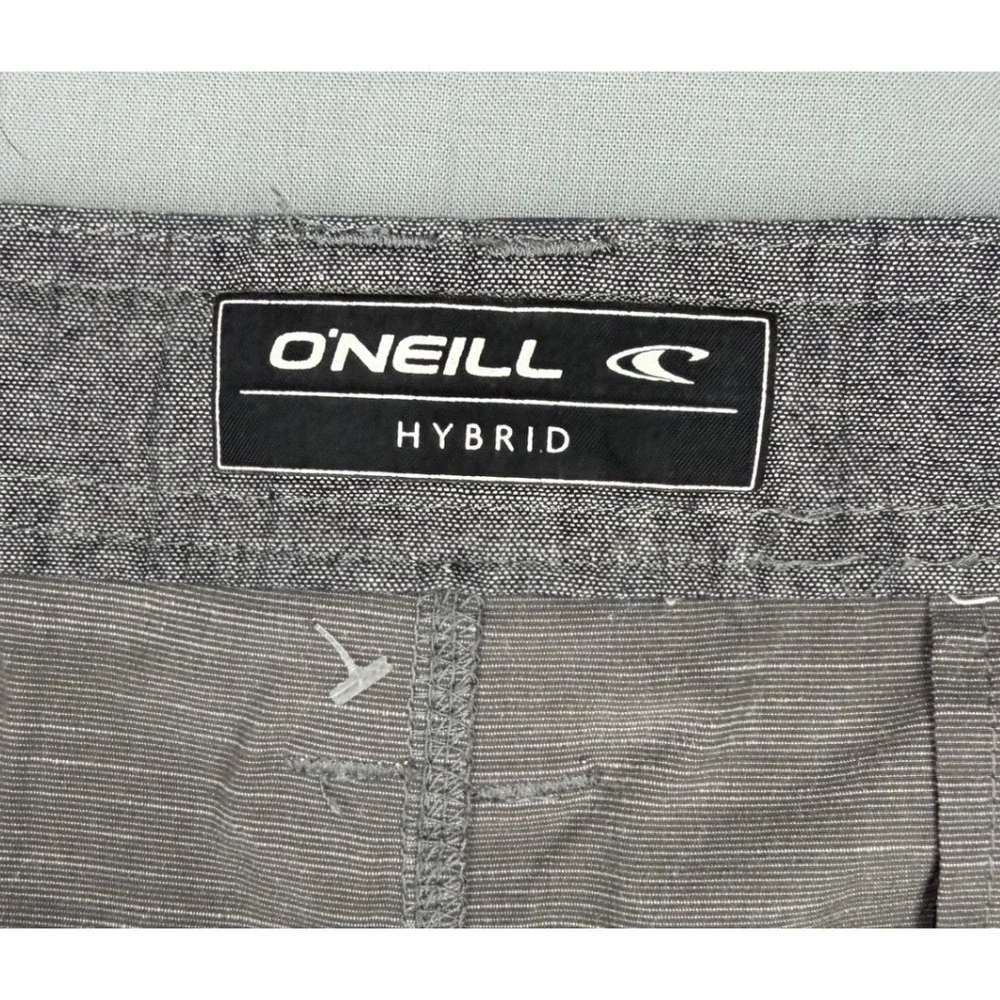 O'Neill Hybrid Shorts Mens 38 Grey Hyperdry Quick Dry‎ Walkshorts